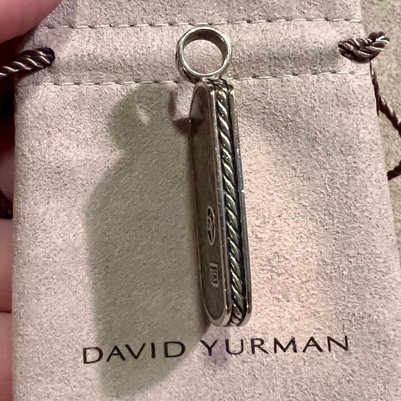 David Yurman Leopard Tag Pendant RARE - Picture 3 of 8